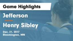 Jefferson  vs Henry Sibley  Game Highlights - Dec. 21, 2017