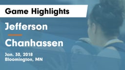 Jefferson  vs Chanhassen  Game Highlights - Jan. 30, 2018