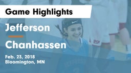 Jefferson  vs Chanhassen  Game Highlights - Feb. 23, 2018