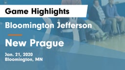 Bloomington Jefferson  vs New Prague  Game Highlights - Jan. 21, 2020