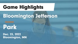Bloomington Jefferson  vs Park  Game Highlights - Dec. 23, 2022