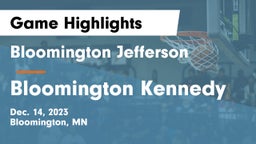 Bloomington Jefferson  vs Bloomington Kennedy  Game Highlights - Dec. 14, 2023