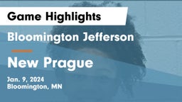 Bloomington Jefferson  vs New Prague  Game Highlights - Jan. 9, 2024