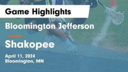 Bloomington Jefferson  vs Shakopee  Game Highlights - April 11, 2024