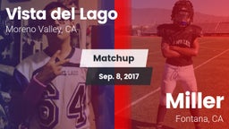 Matchup: Vista del Lago High vs. Miller  2017