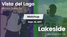 Matchup: Vista del Lago High vs. Lakeside  2017