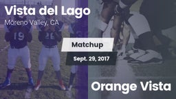 Matchup: Vista del Lago High vs. Orange Vista 2017