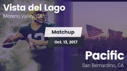 Matchup: Vista del Lago High vs. Pacific  2017