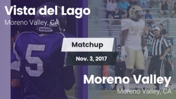 Matchup: Vista del Lago High vs. Moreno Valley  2017