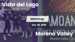 Matchup: Vista del Lago High vs. Moreno Valley  2018