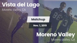 Matchup: Vista del Lago High vs. Moreno Valley  2019