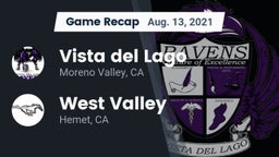Recap: Vista del Lago  vs. West Valley  2021