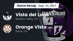 Recap: Vista del Lago  vs. Orange Vista  2021