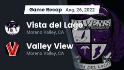 Recap: Vista del Lago  vs. Valley View  2022