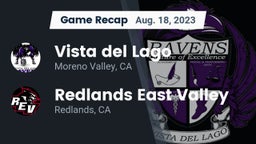 Recap: Vista del Lago  vs. Redlands East Valley  2023