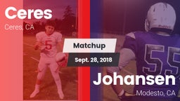 Matchup: Ceres  vs. Johansen  2018
