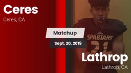 Matchup: Ceres  vs. Lathrop  2019