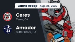 Recap: Ceres  vs. Amador  2022