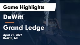 DeWitt  vs Grand Ledge  Game Highlights - April 21, 2022