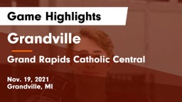 Grandville  vs Grand Rapids Catholic Central Game Highlights - Nov. 19, 2021