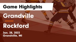 Grandville  vs Rockford  Game Highlights - Jan. 28, 2022