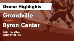 Grandville  vs Byron Center  Game Highlights - Feb. 18, 2023