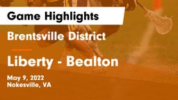 Brentsville District  vs Liberty - Bealton Game Highlights - May 9, 2022