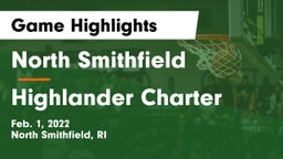 North Smithfield  vs Highlander Charter Game Highlights - Feb. 1, 2022