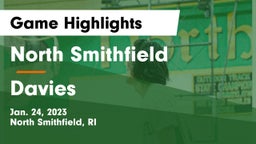 North Smithfield  vs Davies Game Highlights - Jan. 24, 2023