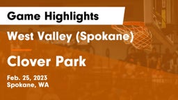 West Valley  (Spokane) vs Clover Park  Game Highlights - Feb. 25, 2023