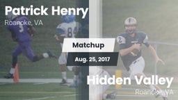 Matchup: Patrick Henry High vs. Hidden Valley  2017