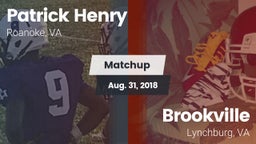 Matchup: Patrick Henry High vs. Brookville  2018