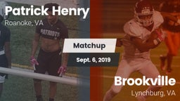 Matchup: Patrick Henry High vs. Brookville  2019