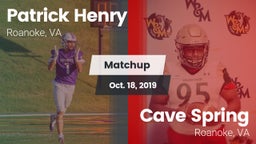 Matchup: Patrick Henry High vs. Cave Spring  2019