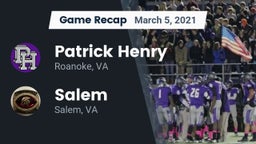 Recap: Patrick Henry  vs. Salem  2021