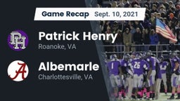 Recap: Patrick Henry  vs. Albemarle  2021