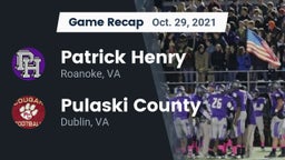 Recap: Patrick Henry  vs. Pulaski County  2021