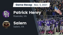 Recap: Patrick Henry  vs. Salem  2021