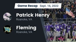 Recap: Patrick Henry  vs. Fleming  2022