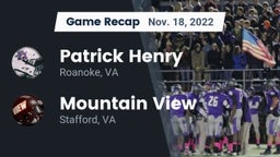 Recap: Patrick Henry  vs. Mountain View  2022