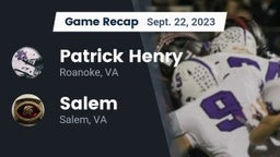 Recap: Patrick Henry  vs. Salem  2023