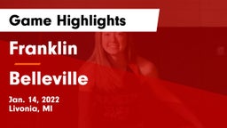 Franklin  vs Belleville  Game Highlights - Jan. 14, 2022