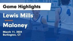 Lewis Mills  vs Maloney  Game Highlights - March 11, 2024