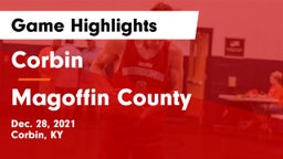 Corbin  vs Magoffin County  Game Highlights - Dec. 28, 2021