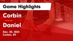 Corbin  vs Daniel  Game Highlights - Dec. 30, 2023
