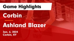 Corbin  vs Ashland Blazer  Game Highlights - Jan. 6, 2024