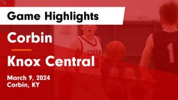 Corbin  vs Knox Central Game Highlights - March 9, 2024
