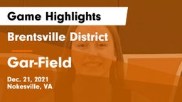 Brentsville District  vs Gar-Field  Game Highlights - Dec. 21, 2021