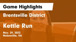 Brentsville District  vs Kettle Run  Game Highlights - Nov. 29, 2022