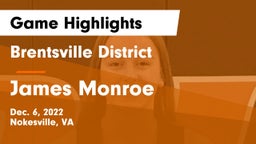 Brentsville District  vs James Monroe  Game Highlights - Dec. 6, 2022